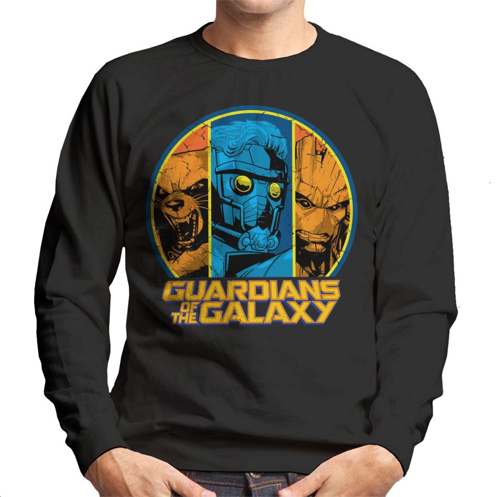 Marvel Guardians Of The Galaxy Star Lord Rocket Raccoon And Groot Men's Sweatshirt-ALL + EVERY