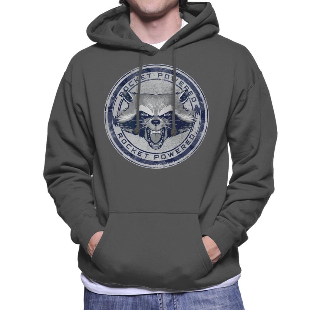 Marvel Guardians Of The Galaxy Rocket Raccoon Powered Men's Hooded Sweatshirt-ALL + EVERY