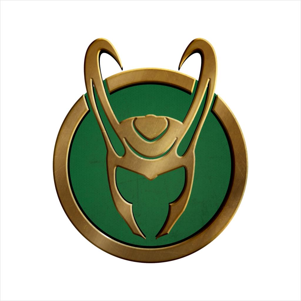 Marvel Loki Gold Horns Helmet Logo Kid's Sweatshirt-ALL + EVERY