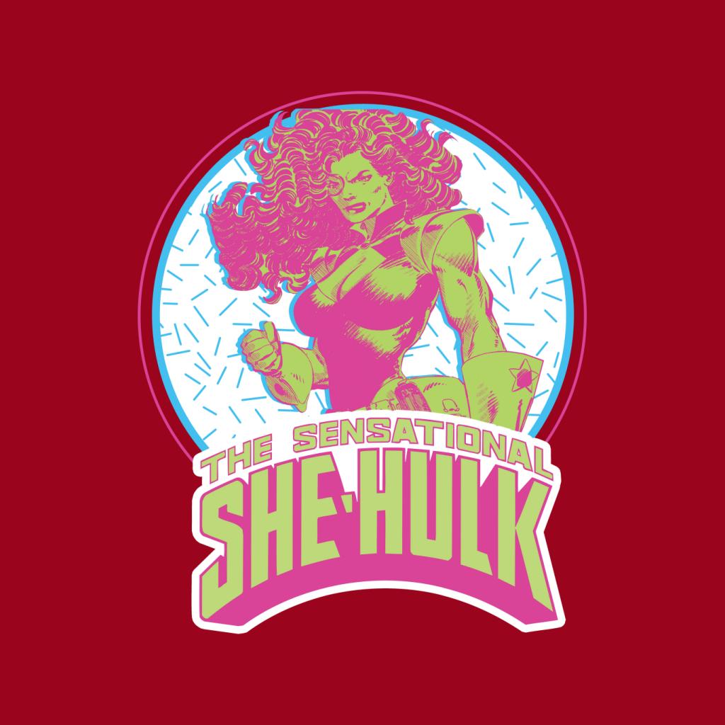 Marvel The Sensational She Hulk Men's Hooded Sweatshirt-ALL + EVERY
