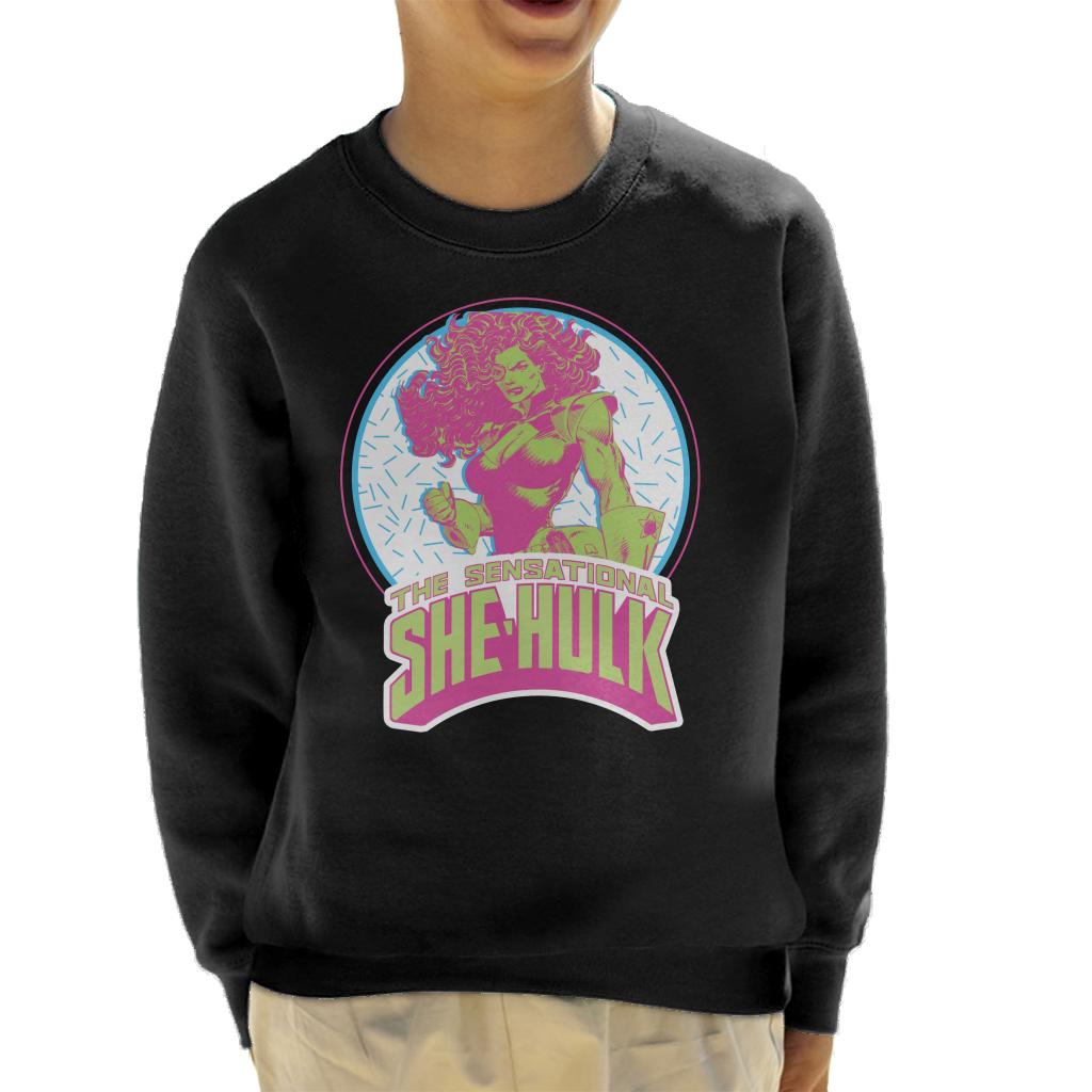 Marvel The Sensational She Hulk Kid's Sweatshirt-ALL + EVERY