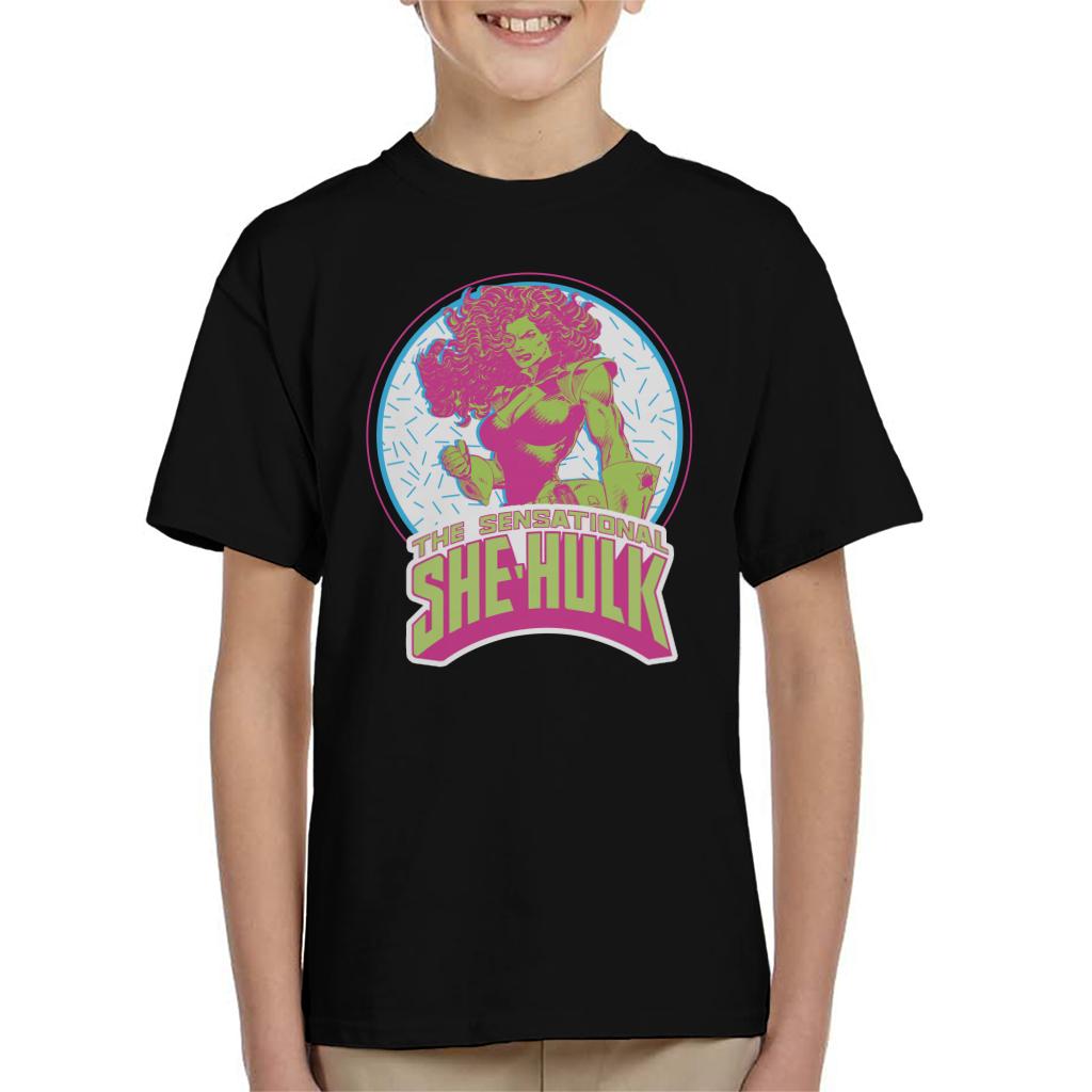 Marvel The Sensational She Hulk Kid's T-Shirt-ALL + EVERY