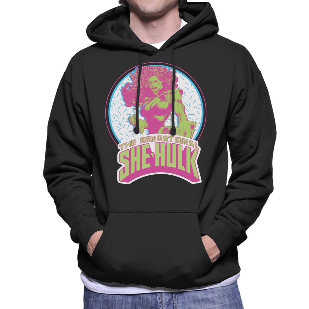 Marvel The Sensational She Hulk Men's Hooded Sweatshirt-ALL + EVERY