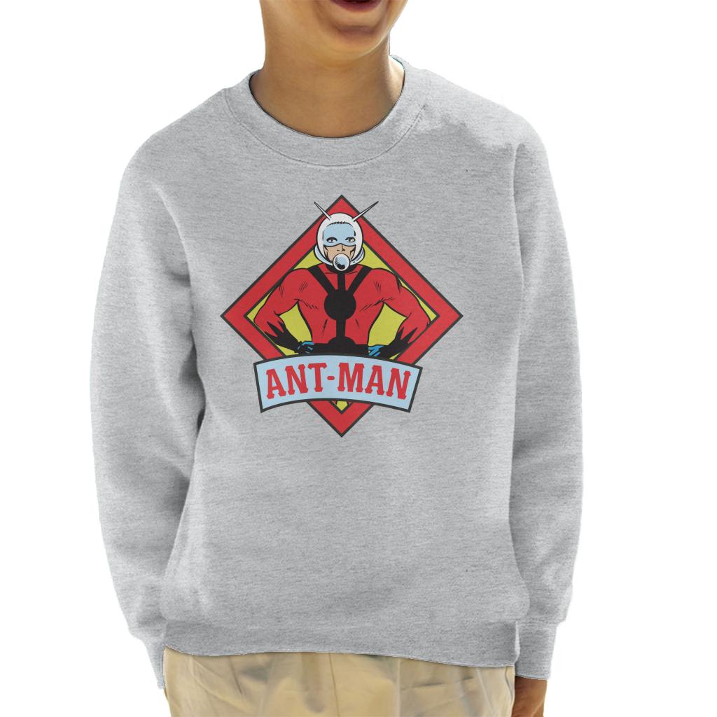 Marvel Ant Man Vintage Silver Age Comic Book Logo Kid's Sweatshirt-ALL + EVERY