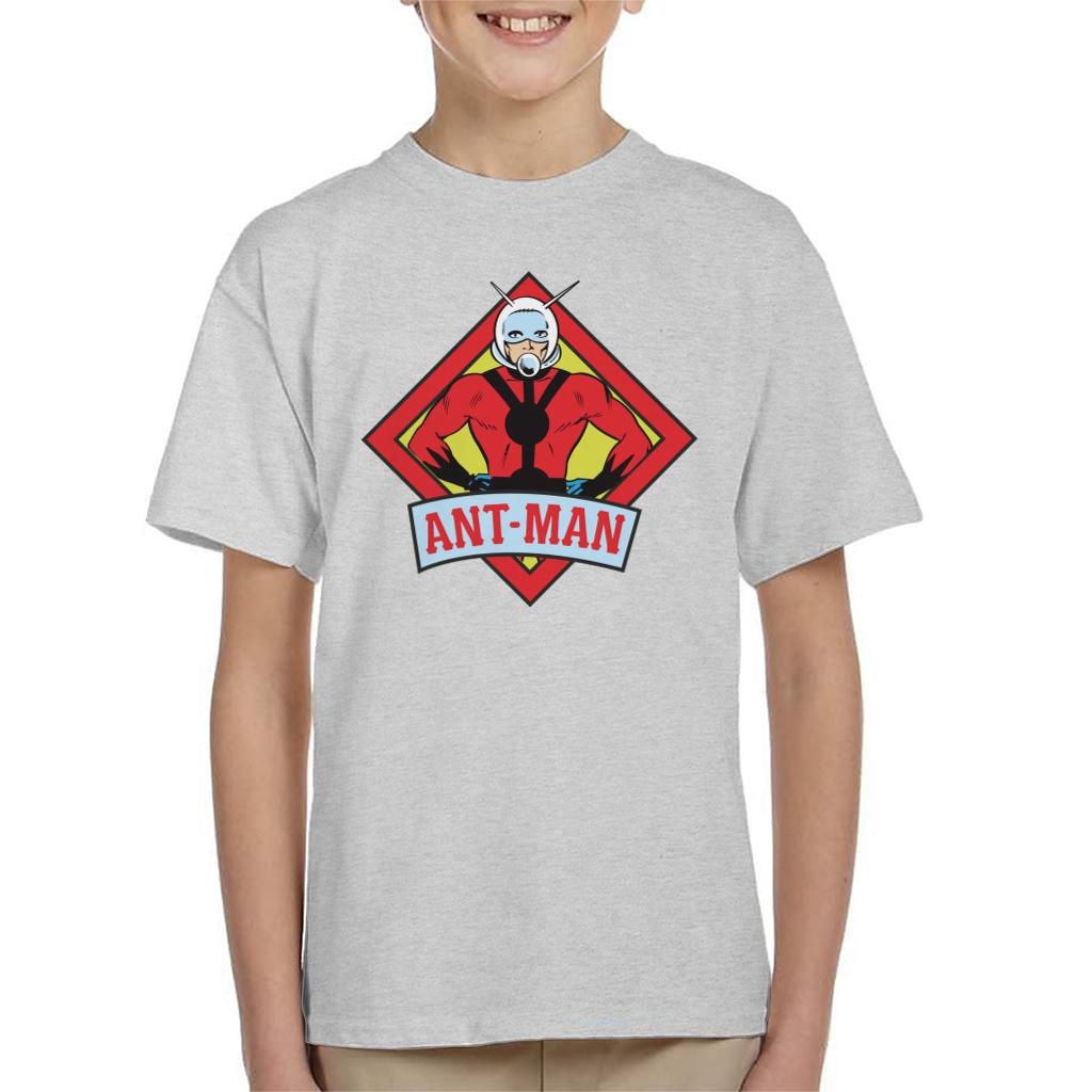 Marvel Ant Man Vintage Silver Age Comic Book Logo Kid's T-Shirt-ALL + EVERY