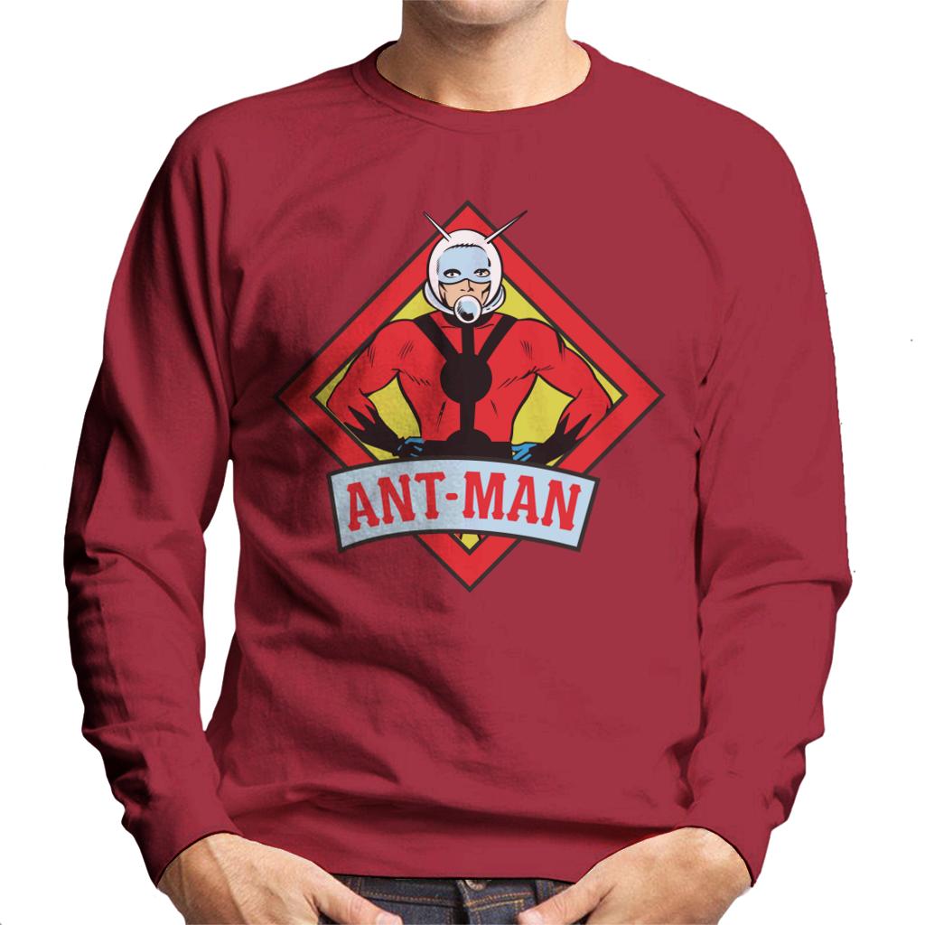 Marvel Ant Man Vintage Silver Age Comic Book Logo Men's Sweatshirt-ALL + EVERY
