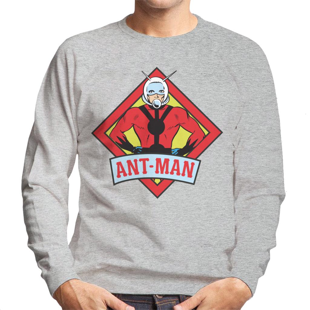 Marvel Ant Man Vintage Silver Age Comic Book Logo Men's Sweatshirt-ALL + EVERY