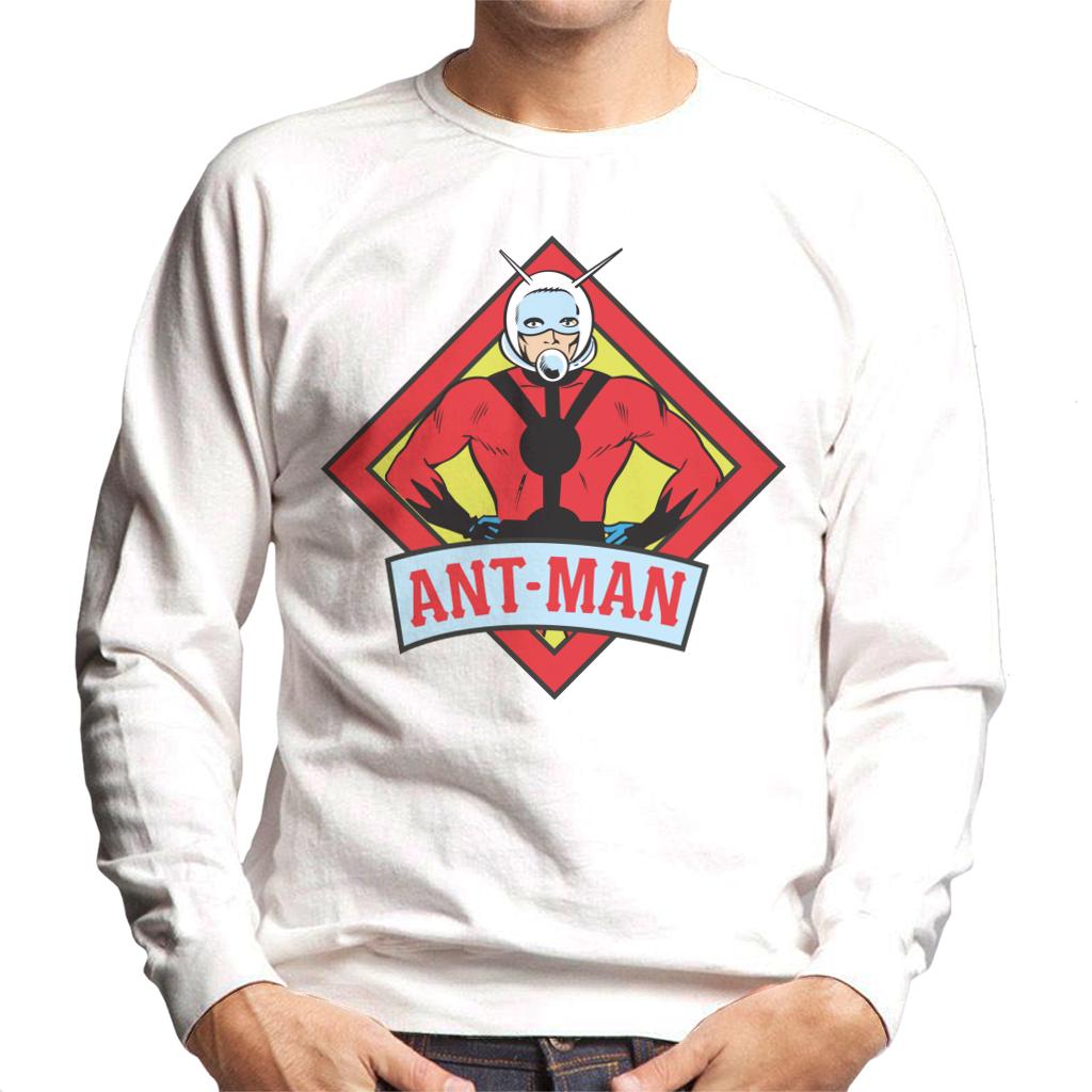 Marvel Ant Man Vintage Silver Age Comic Book Logo Men's Sweatshirt-ALL + EVERY