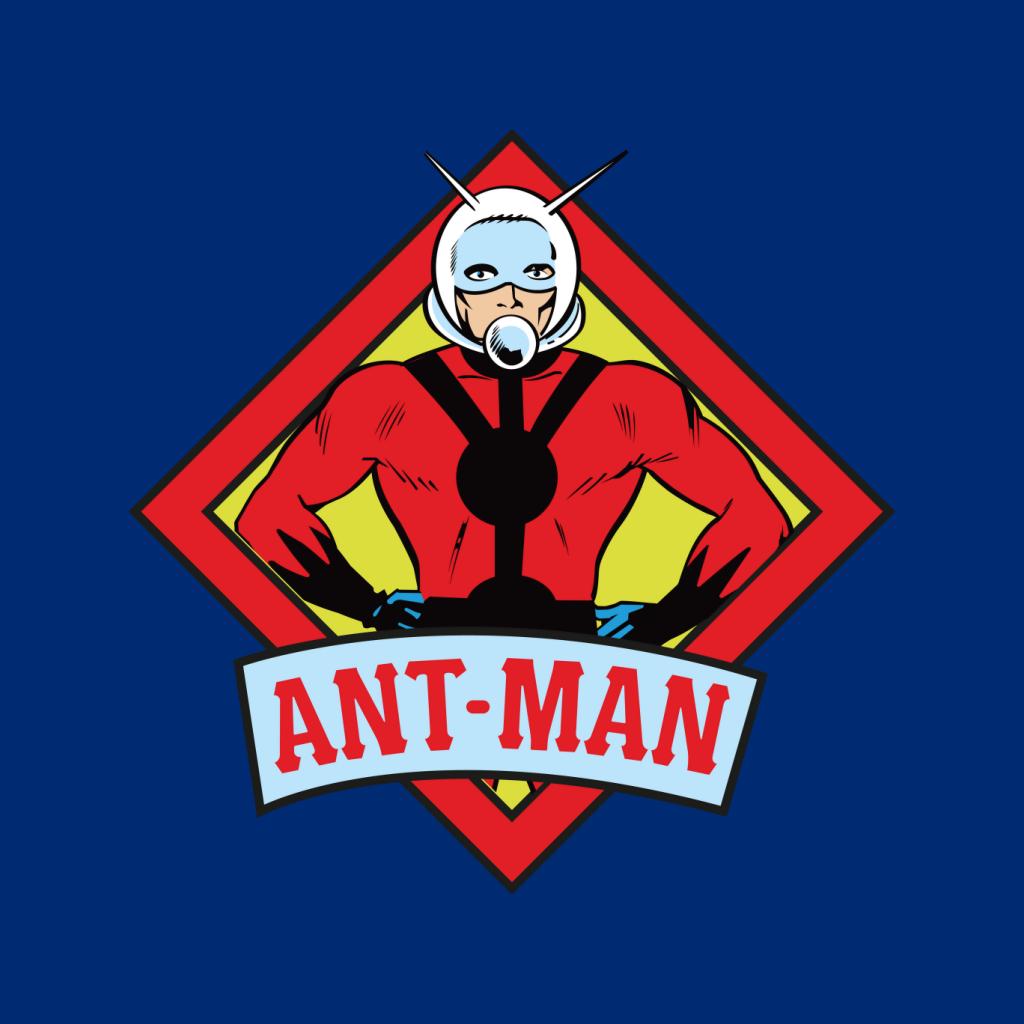 Marvel Ant Man Vintage Silver Age Comic Book Logo Men's Hooded Sweatshirt-ALL + EVERY
