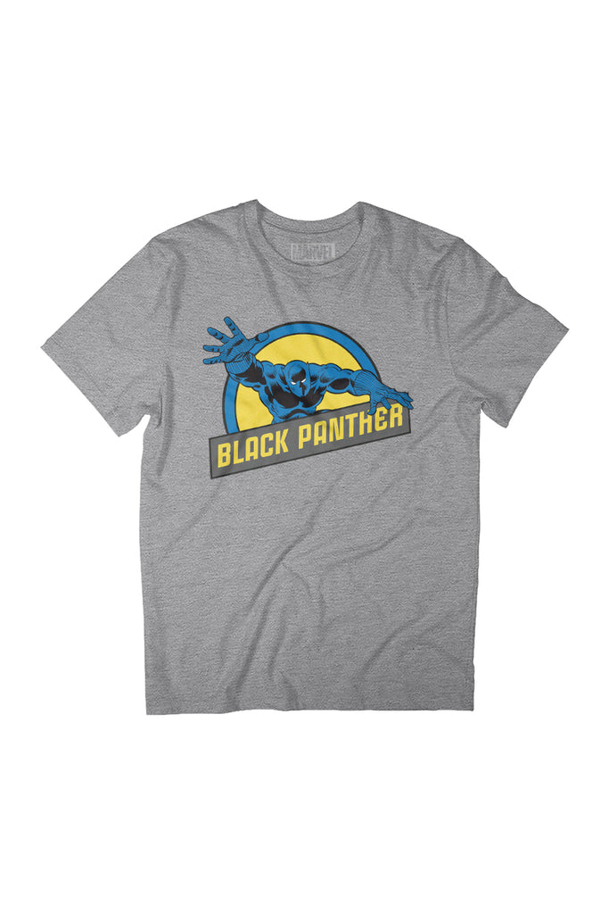 Marvel Black Panther Silver Age Comic Book Logo Women's Relaxed Fit T-Shirt-ALL + EVERY