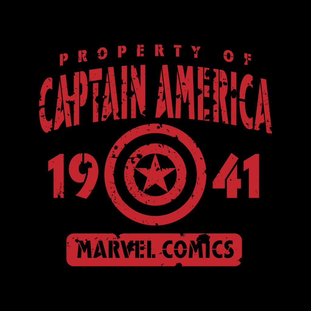 Marvel Comics Property Of Captain America 1941 Women's Sweatshirt-ALL + EVERY