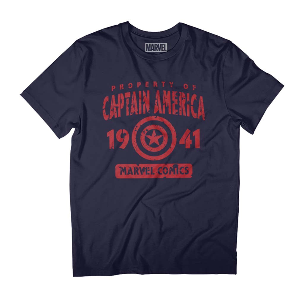 Marvel Comics Property Of Captain America 1941 Men's T-Shirt