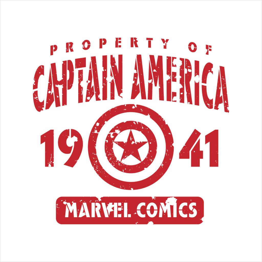 Marvel Comics Property Of Captain America 1941 Men's Sweatshirt-ALL + EVERY