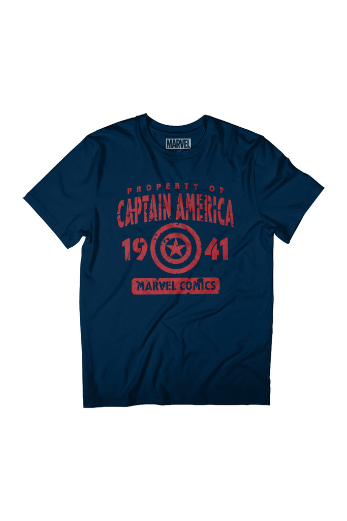 Marvel Comics Property Of Captain America 1941 Women's Relaxed Fit T-Shirt-ALL + EVERY