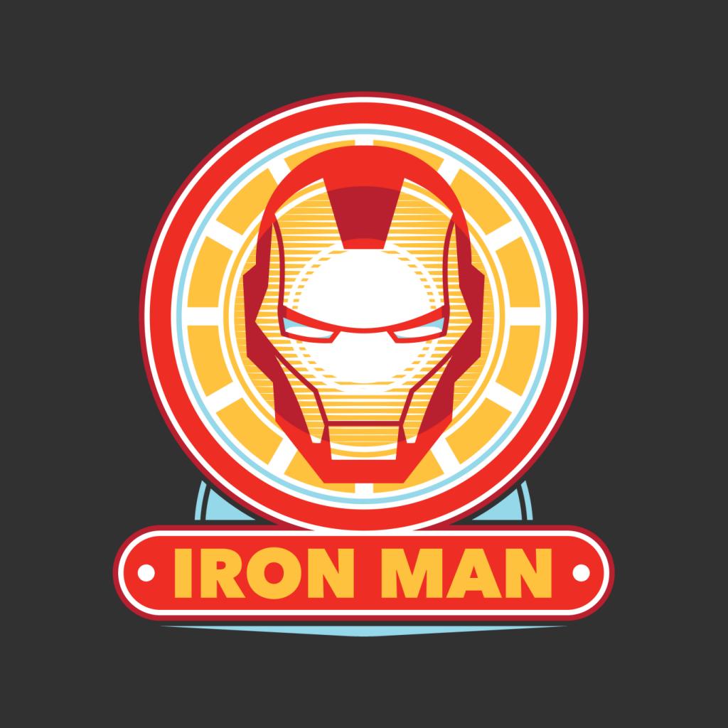 Marvel Iron Man Classic Suit Mask Logo Kid's T-Shirt-ALL + EVERY