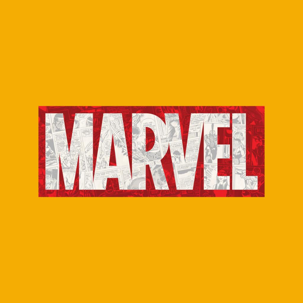 Marvel Classic Comic Book Logo Women's Hooded Sweatshirt-ALL + EVERY