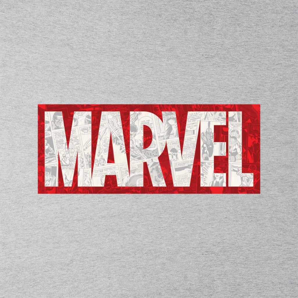 Marvel Classic Comic Book Logo Men's T-Shirt-ALL + EVERY