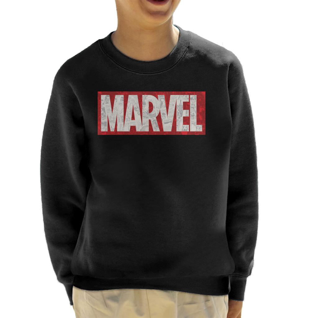 Marvel Classic Comic Book Logo Kid's Sweatshirt-ALL + EVERY