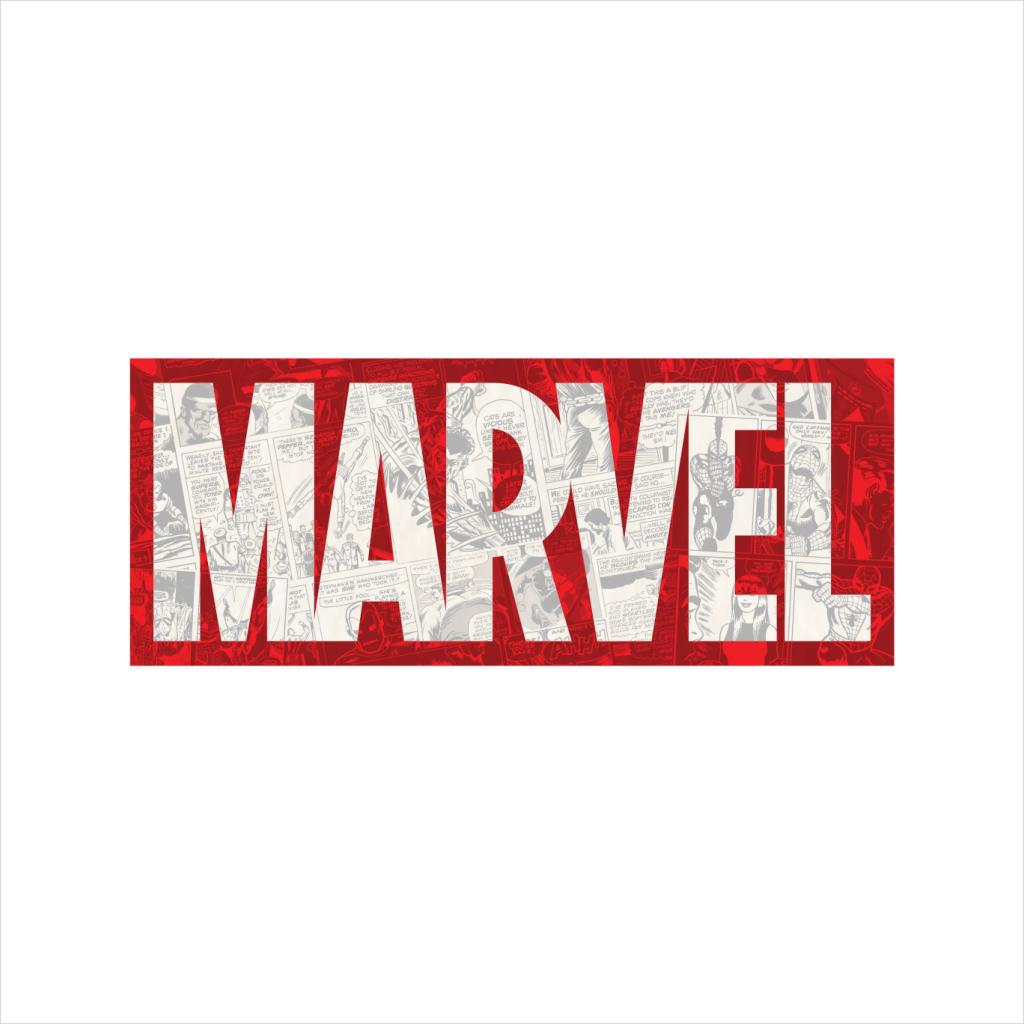 Marvel Classic Comic Book Logo Kid's Hooded Sweatshirt-ALL + EVERY
