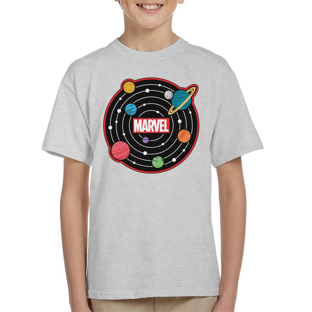 Marvel Planetary System Kid's T-Shirt-ALL + EVERY