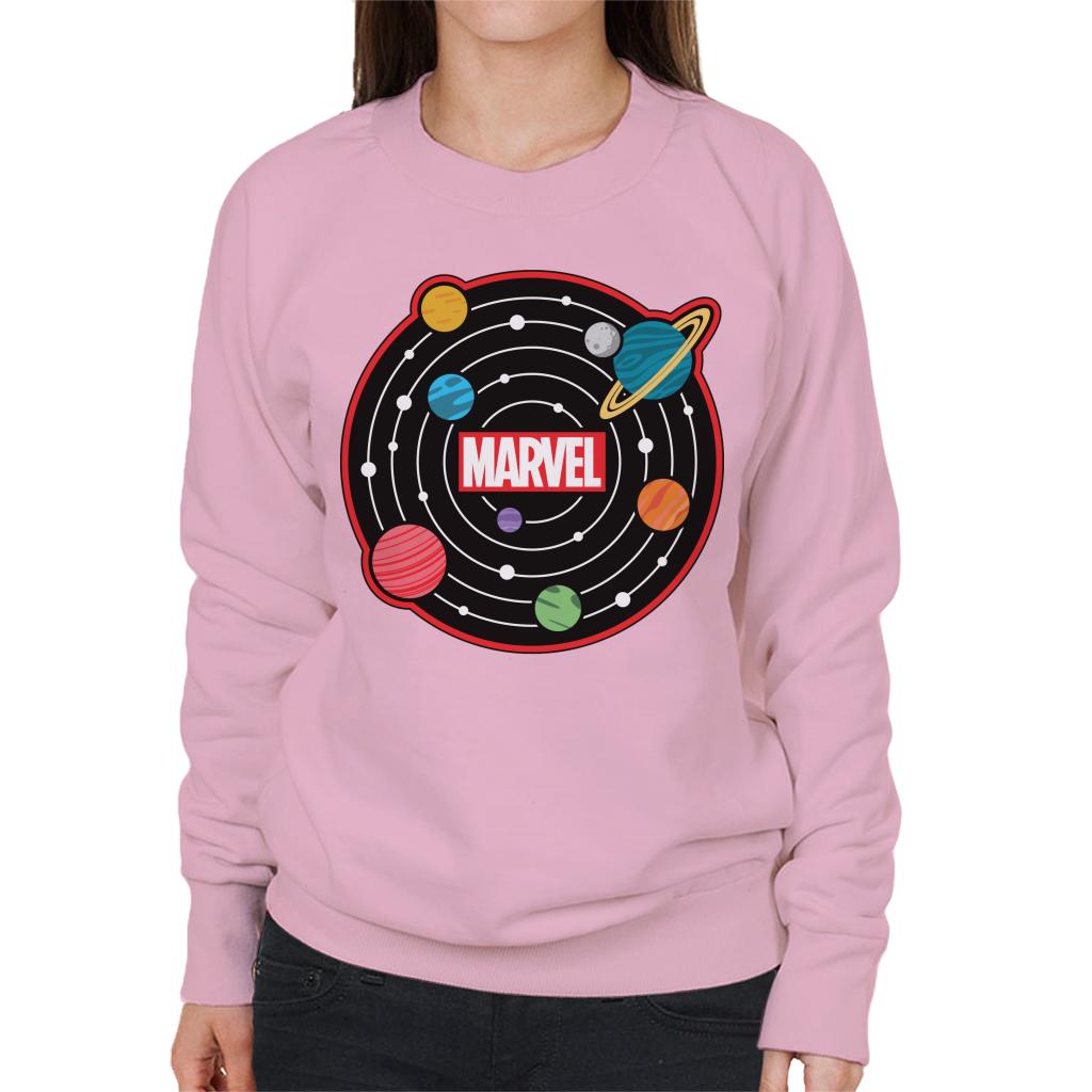 Marvel Planetary System Women's Sweatshirt-ALL + EVERY