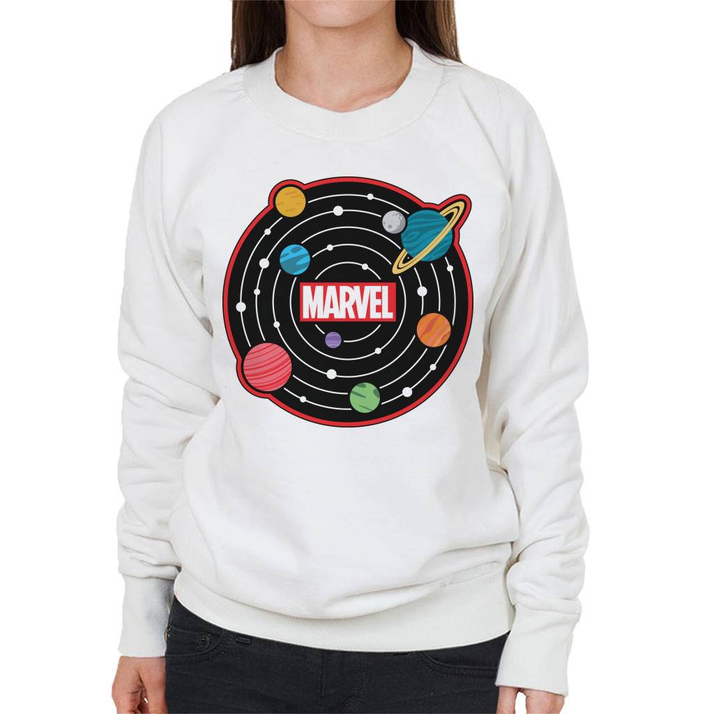 Marvel Planetary System Women's Sweatshirt-ALL + EVERY