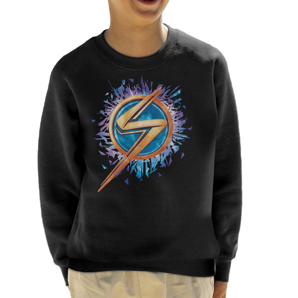 Marvel Comics Ms Marvel Logo Kid's Sweatshirt-ALL + EVERY