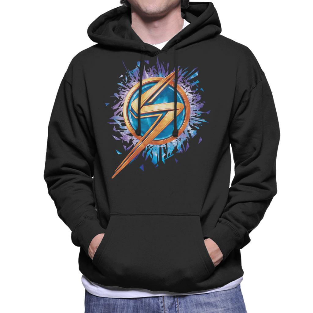 Marvel Comics Ms Marvel Logo Men's Hooded Sweatshirt-ALL + EVERY