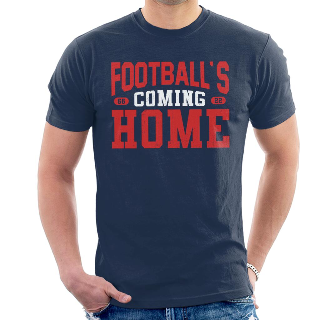 Football's Coming Home Sports Text Men's T-Shirt-ALL + EVERY