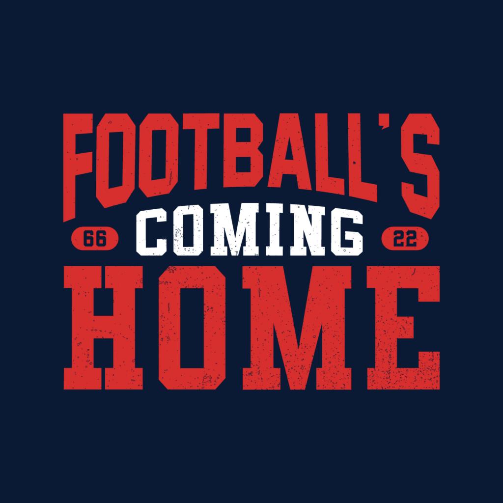 Football's Coming Home Sports Text Men's T-Shirt-ALL + EVERY