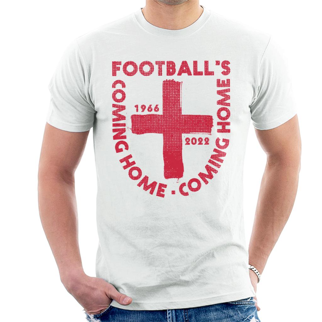 Football's Coming Home England Badge Men's T-Shirt-ALL + EVERY