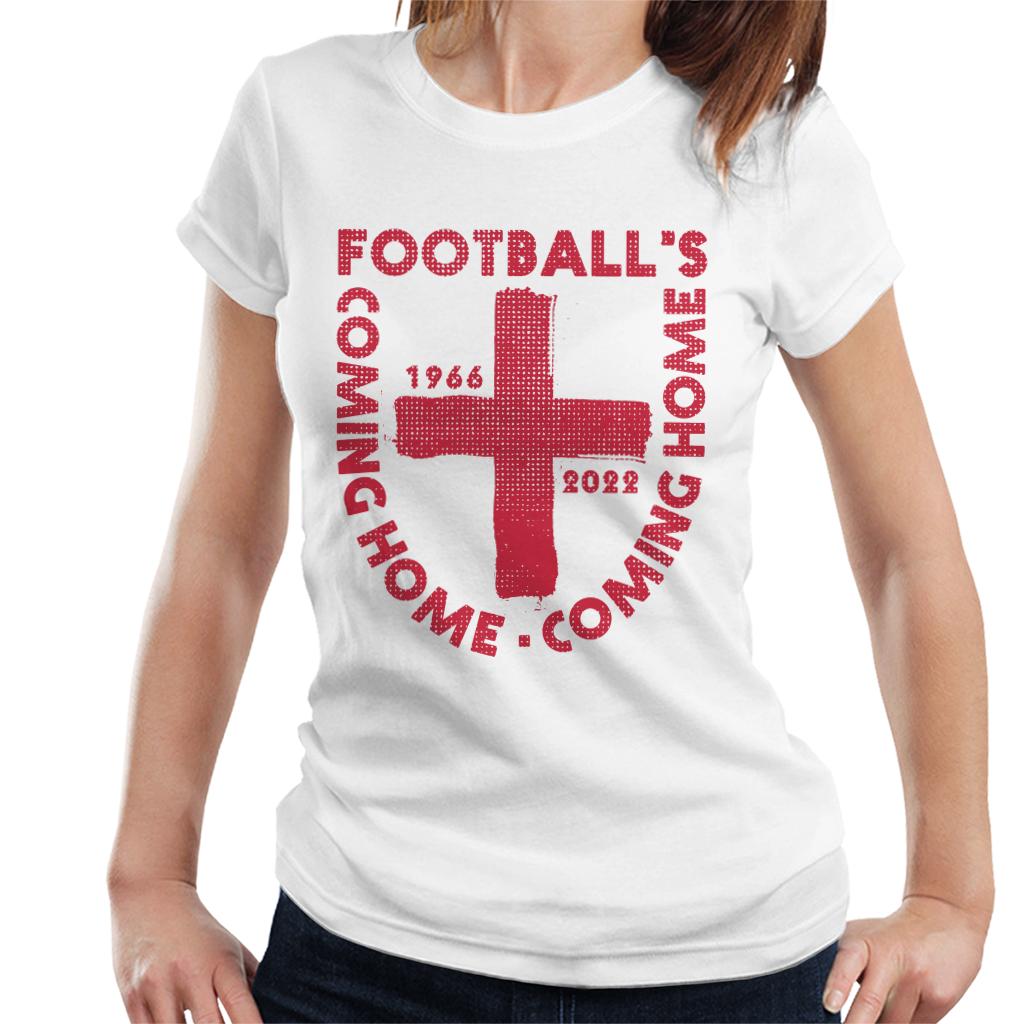 Football's Coming Home England Badge Women's T-Shirt