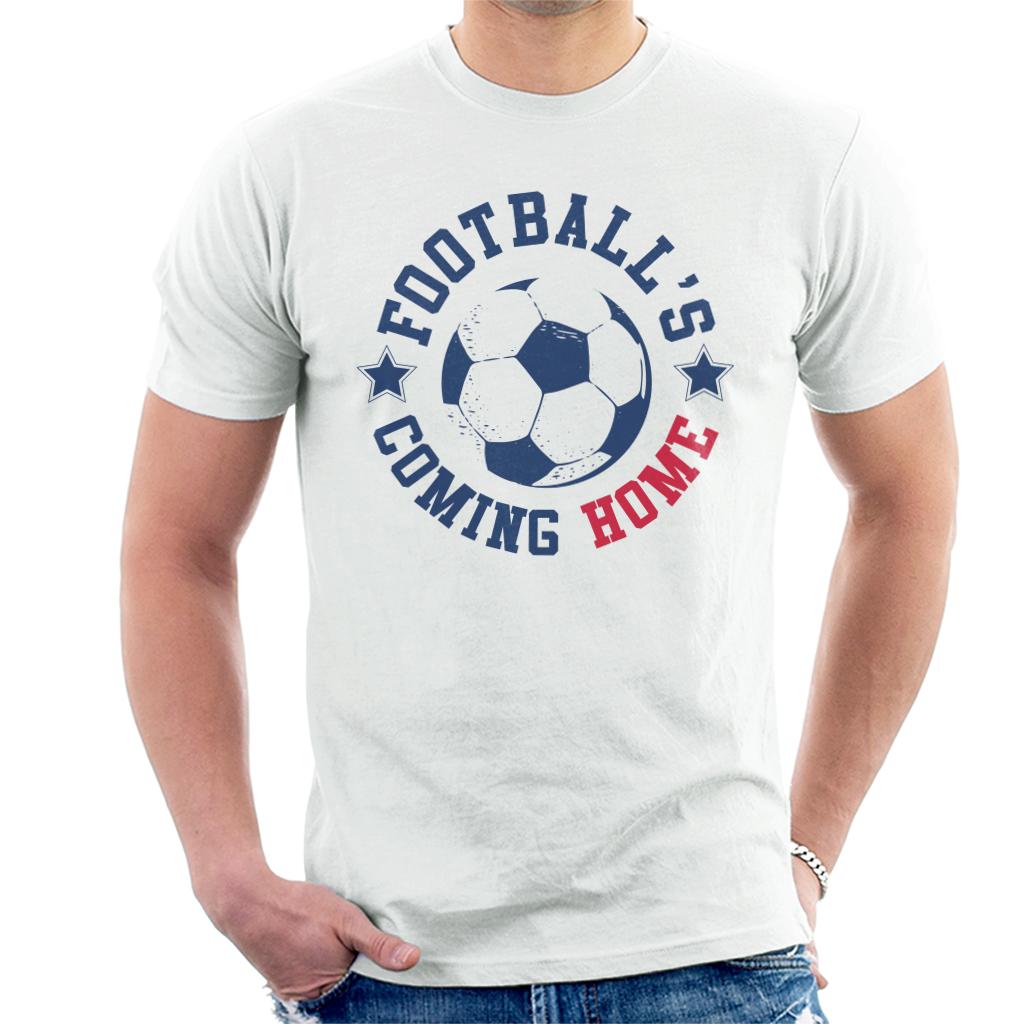 Football's Coming Home Football Badge Men's T-Shirt-ALL + EVERY