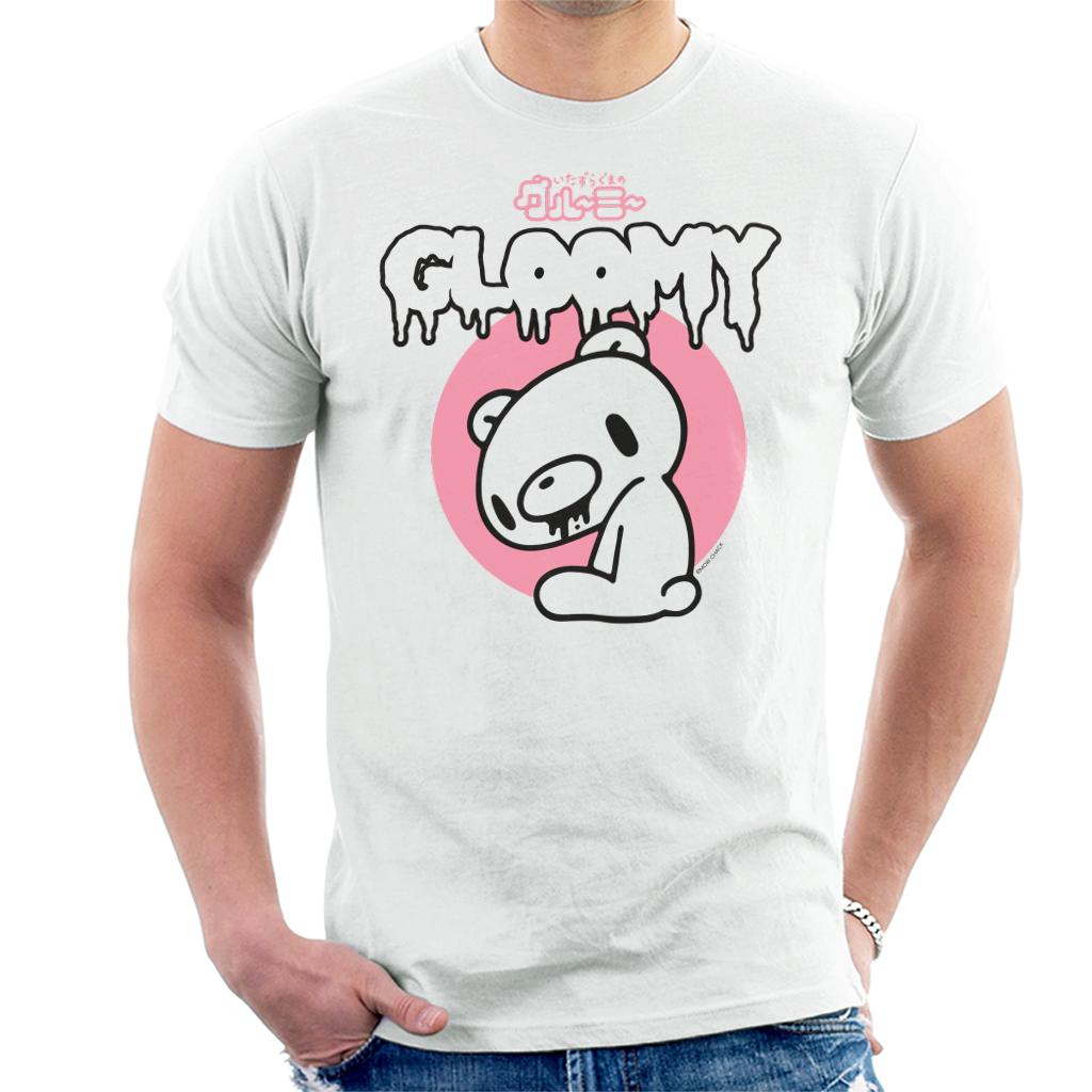 Gloomy Bear The Naughty Grizzly Horror Text Anime Manga Men's T-Shirt