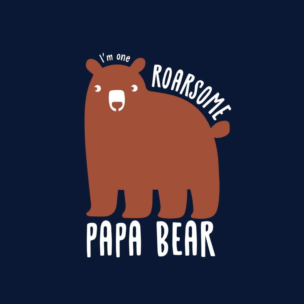 Roarsome Papa Bear Men's T-Shirt-ALL + EVERY