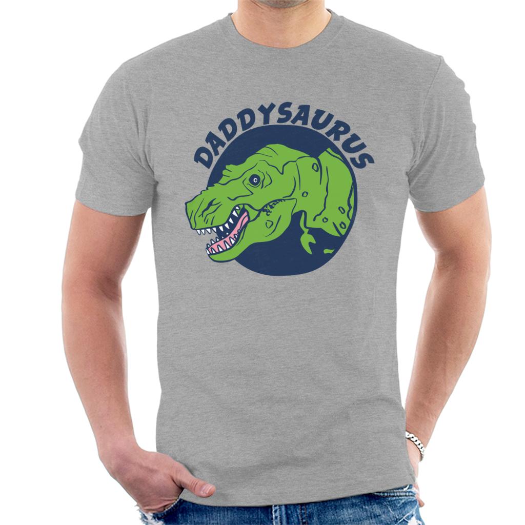 Daddy Saurus Men's T-Shirt-ALL + EVERY