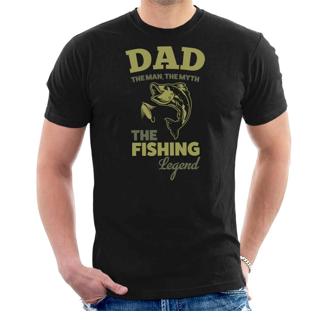 The Fishing Legend Dad Fathers Day Men's T-Shirt