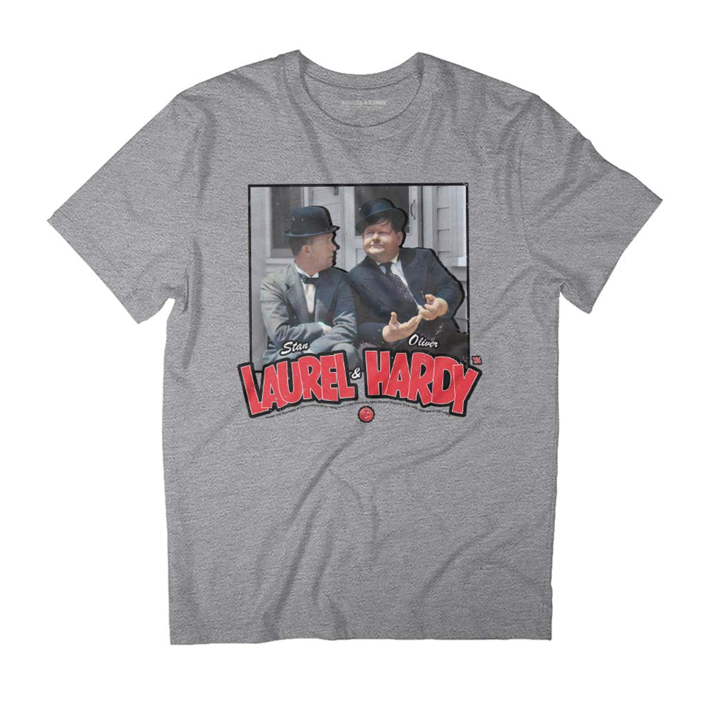 Stan Laurel & Oliver Hardy Comedy Duo Men's T-Shirt-ALL + EVERY