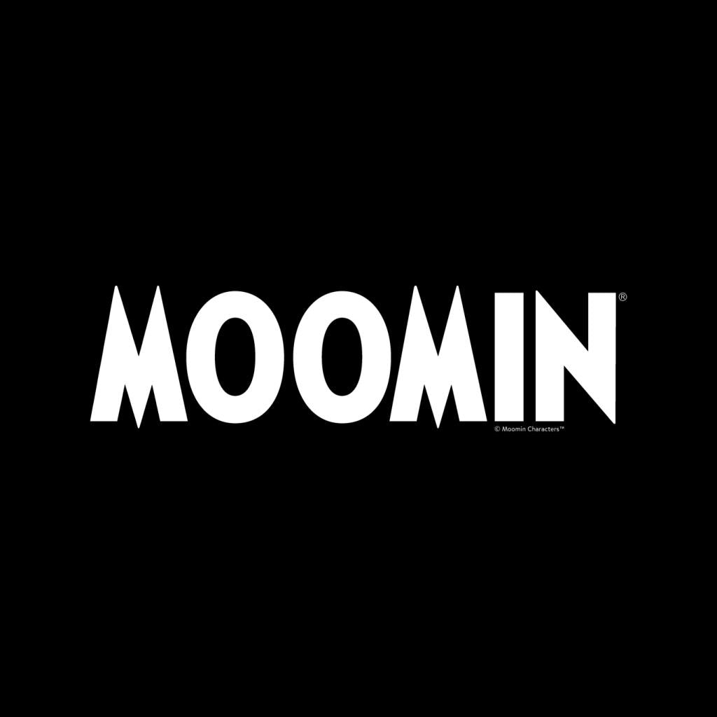 Moomin White Text Logo Men's T-Shirt-ALL + EVERY