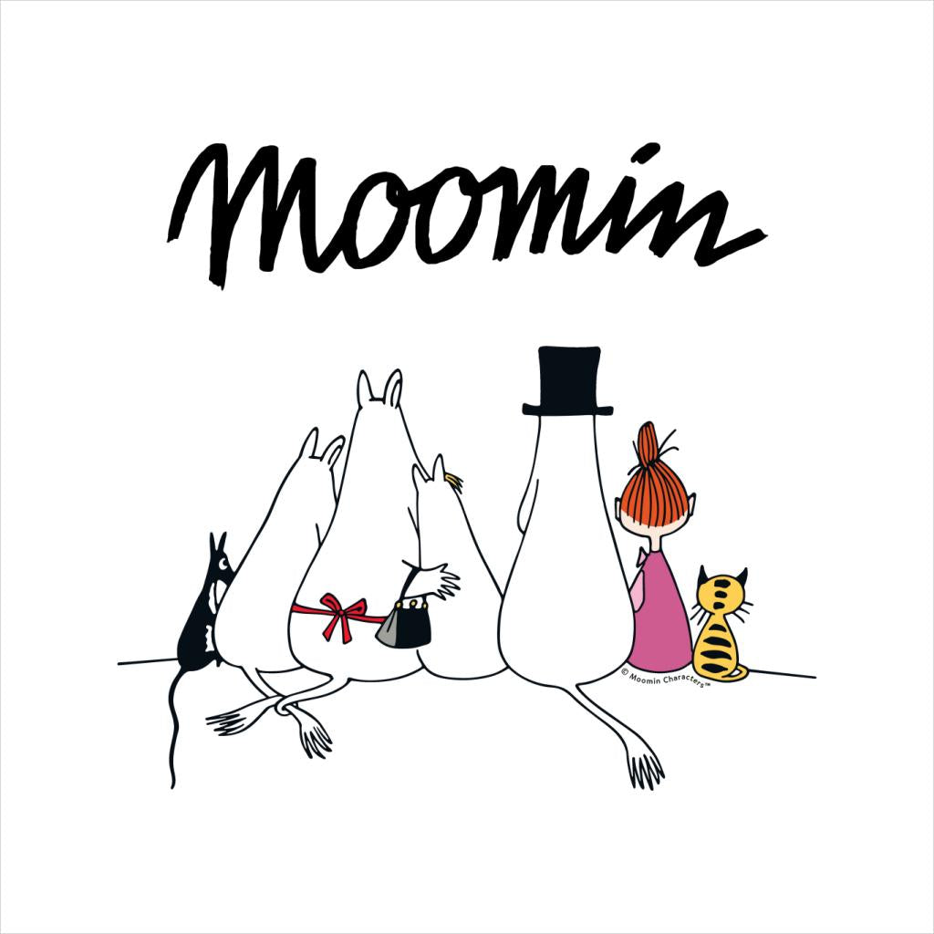 Moomin Family Sitting Men's T-Shirt-ALL + EVERY