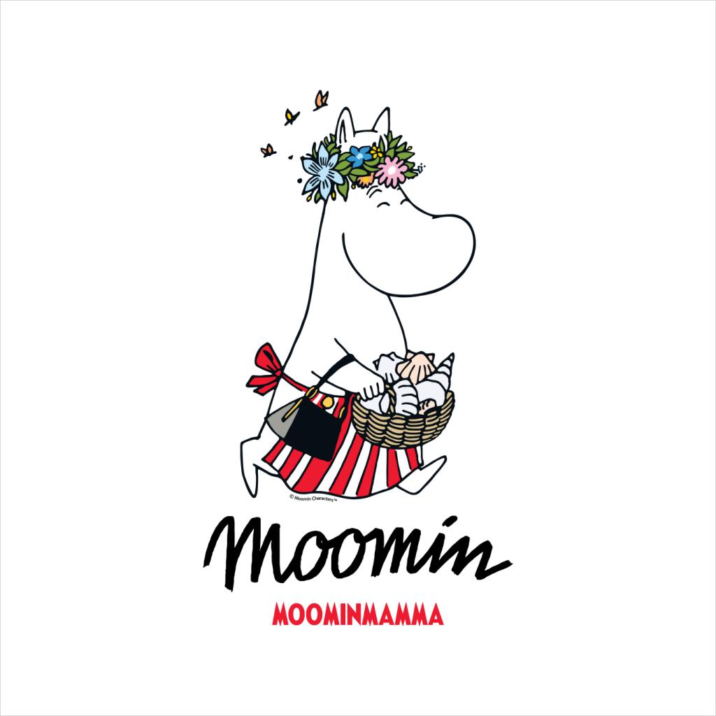 Moomin Moominmamma Flowers Shells Women's T-Shirt-ALL + EVERY