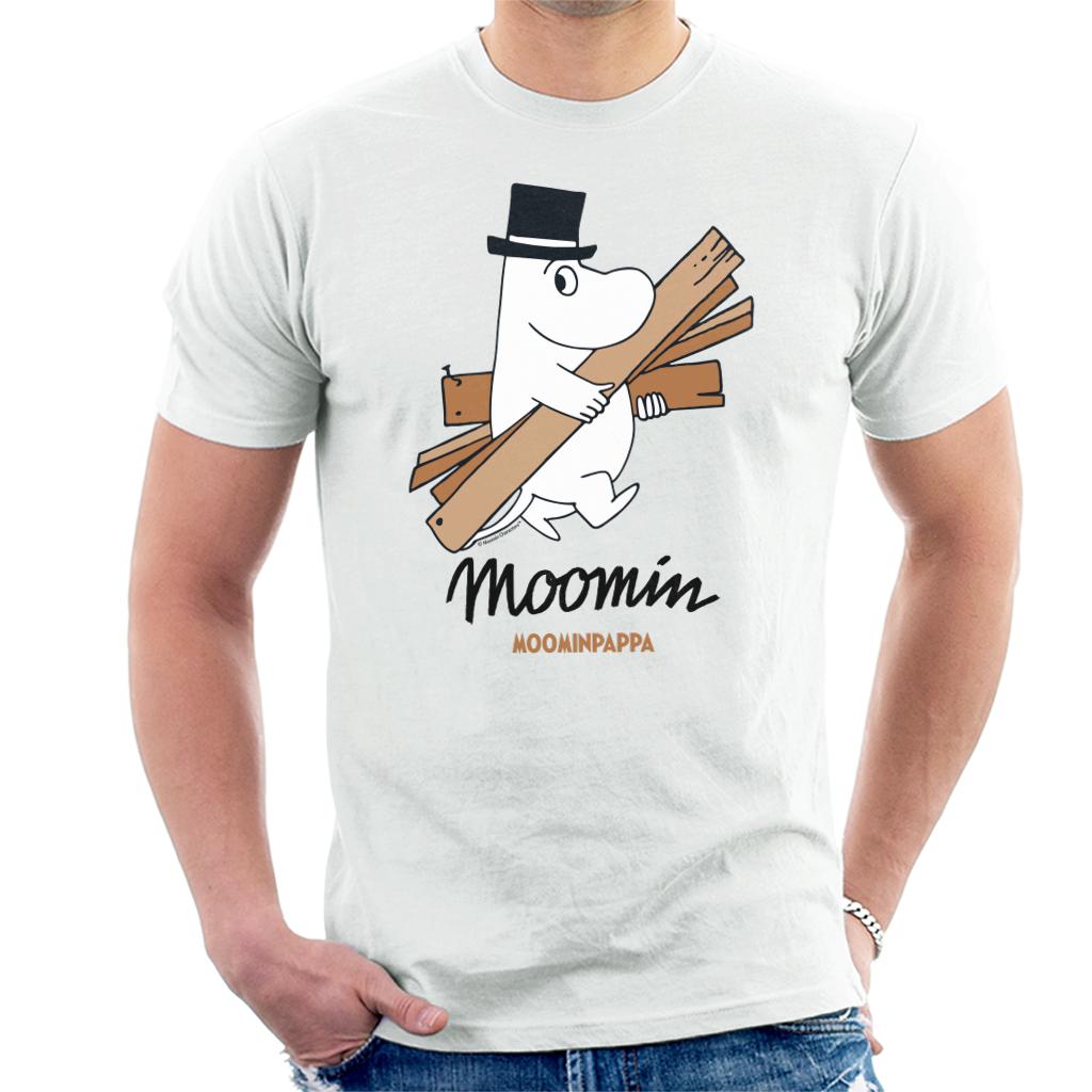 Moomin Moominpappa Carrying Wood Men's T-Shirt-ALL + EVERY