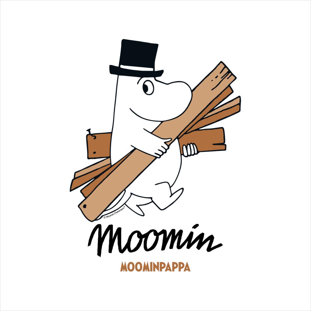 Moomin Moominpappa Carrying Wood Men's T-Shirt-ALL + EVERY