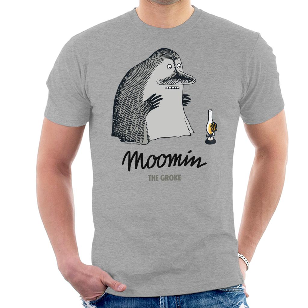 Moomin The Groke With Lamp Men's T-Shirt-ALL + EVERY