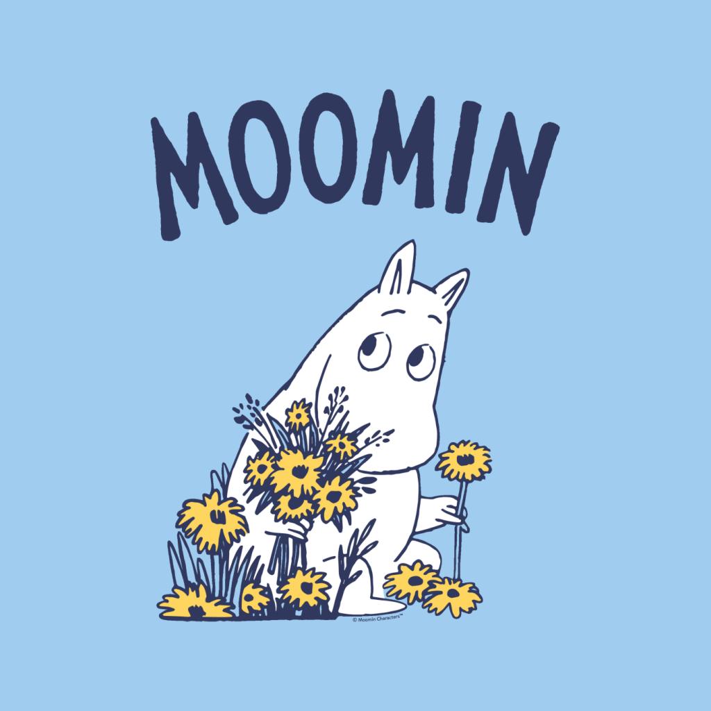 Moomin Moomintroll Flowers Women's T-Shirt-ALL + EVERY