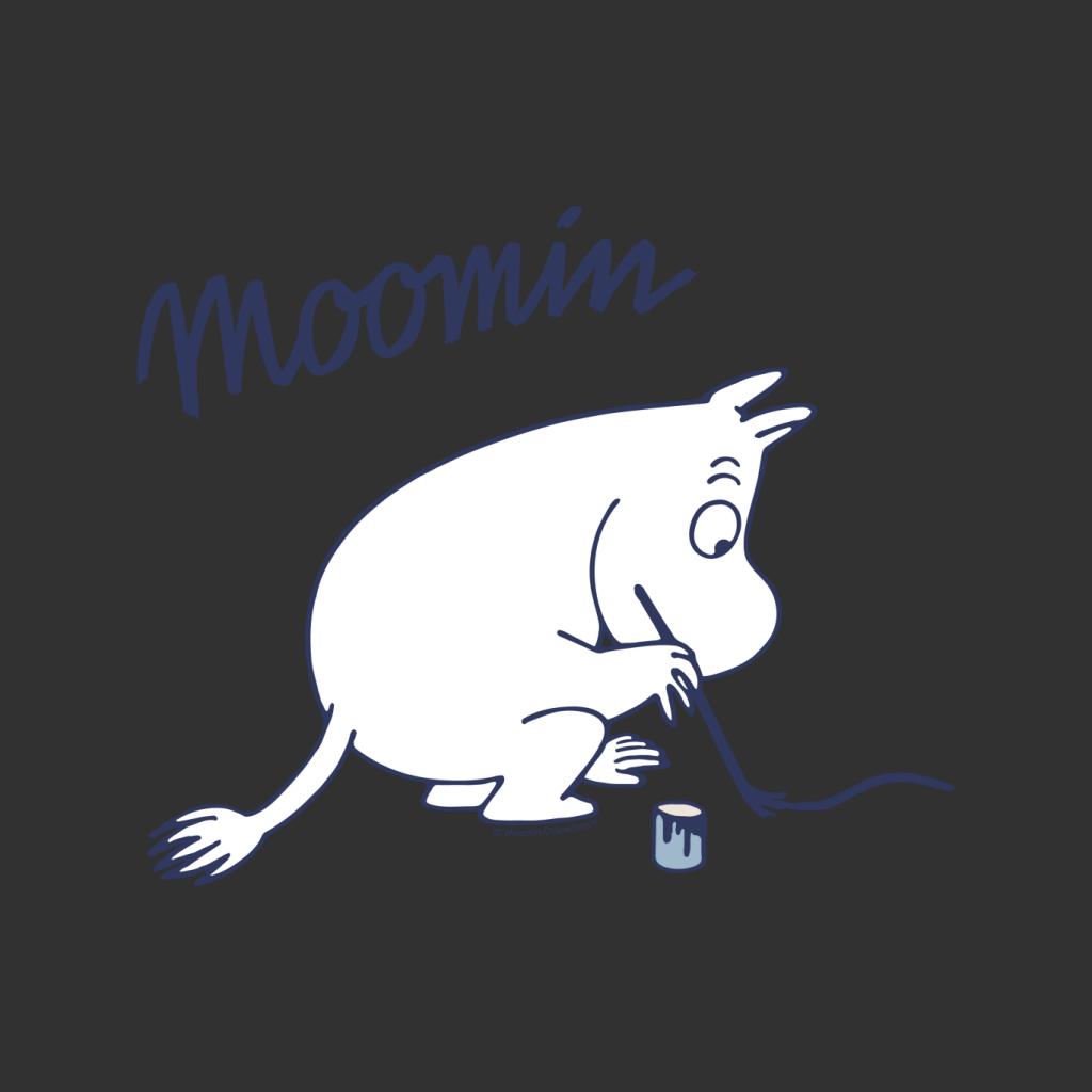 Moomin Moomintroll Paintbrush Men's T-Shirt-ALL + EVERY