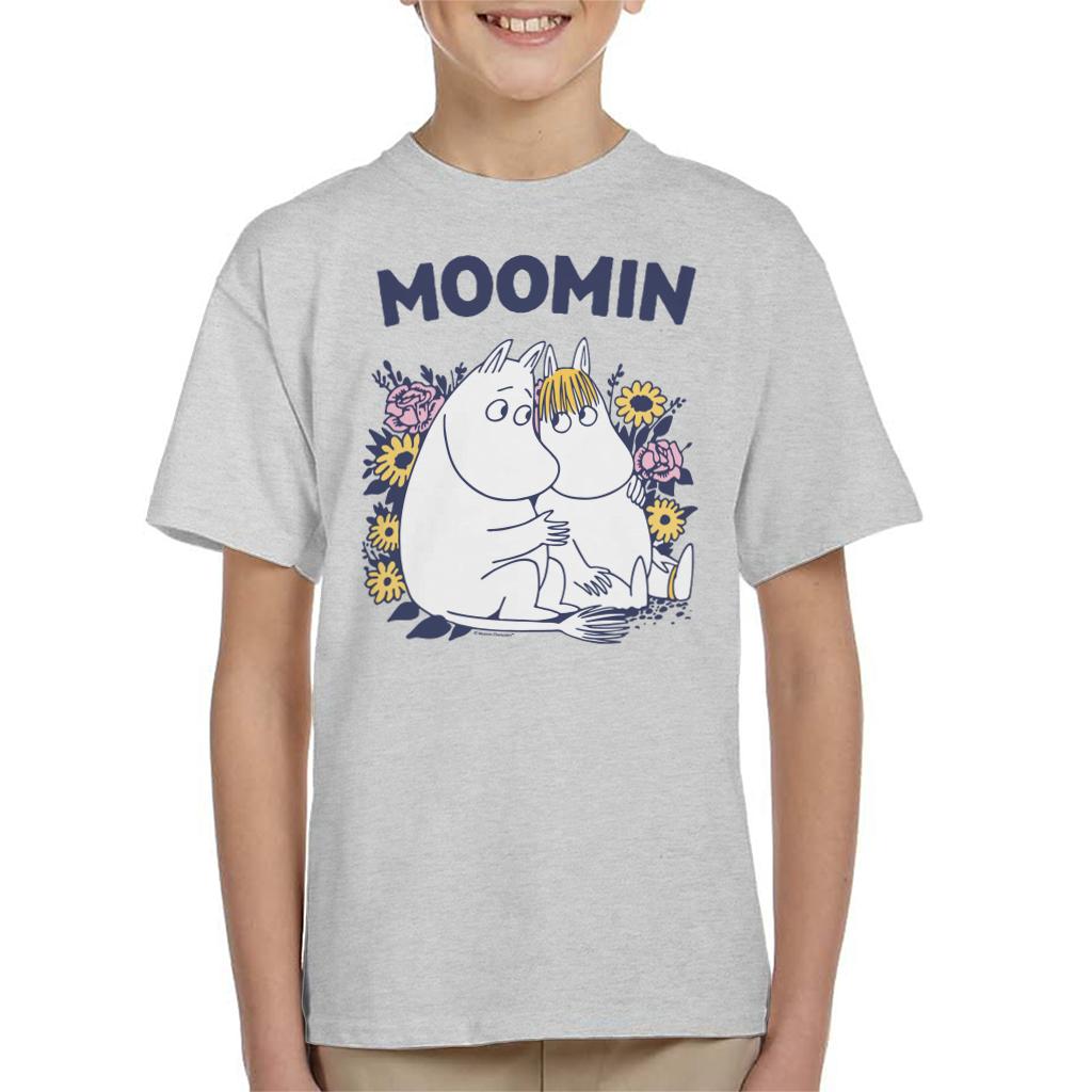 Moomin Moomintroll Snorkmaiden Block Text Kid's T-Shirt