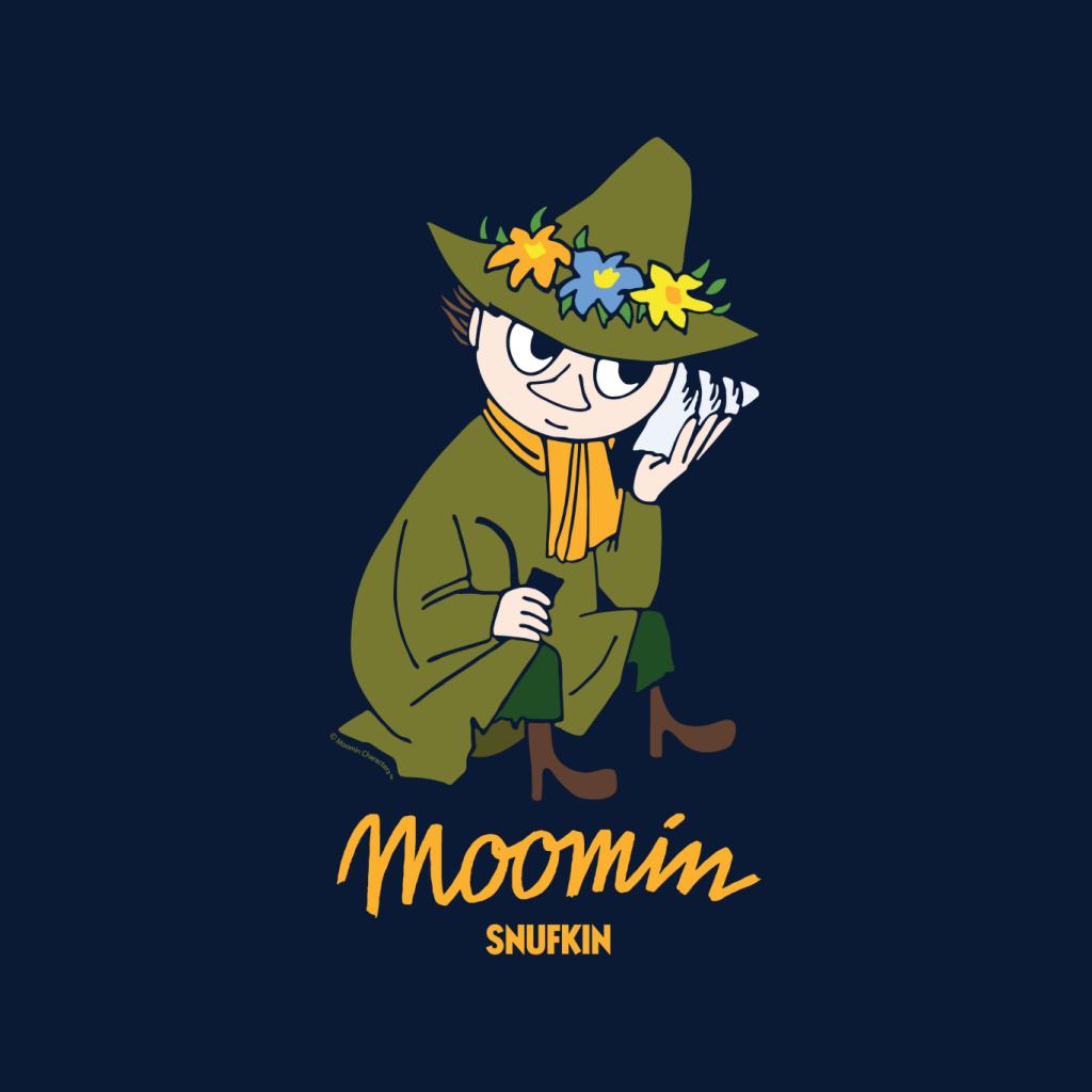 Moomin Snufkin Sitting Men's T-Shirt-ALL + EVERY