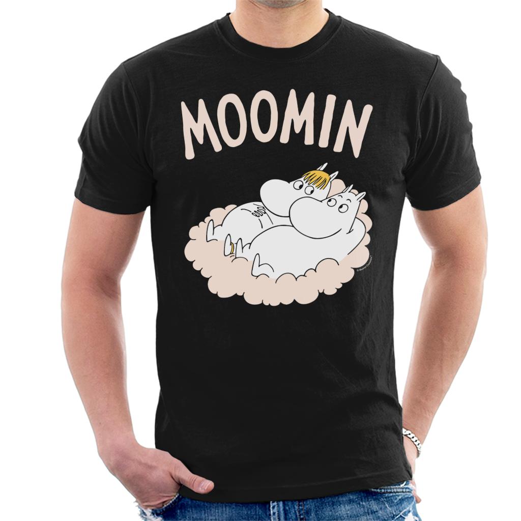 Moomin Moomintroll Snorkmaiden Relaxing Together Men's T-Shirt-ALL + EVERY