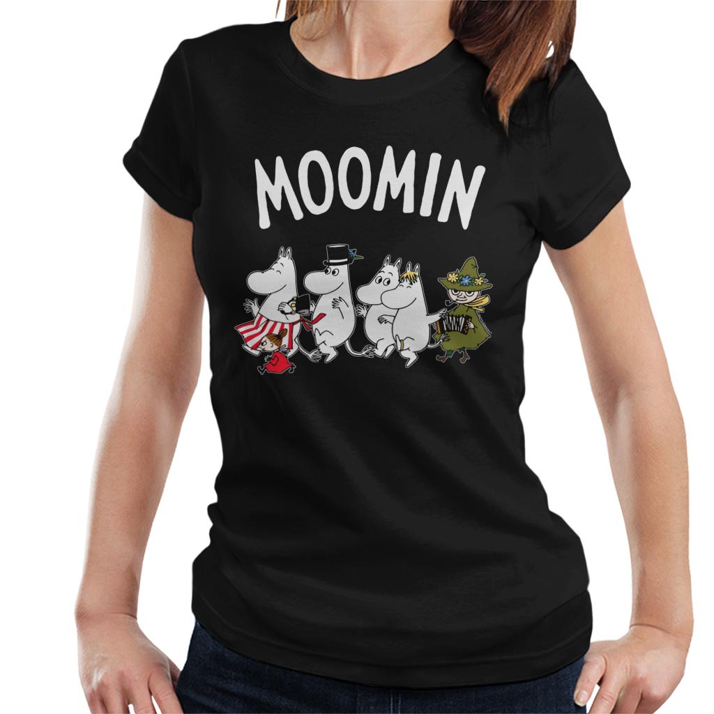 Moomin Family Walking Women's T-Shirt